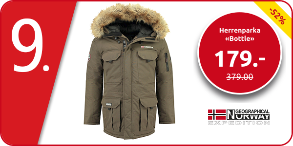 Geographical Norway Herrenparka «Bottle», kaki