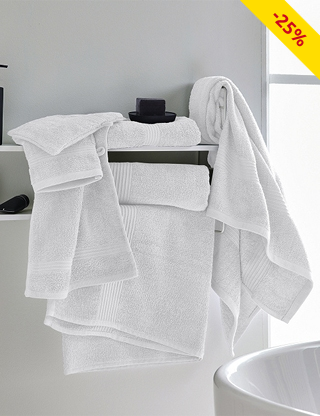 Frottee-Set, 5-teilig, weiss