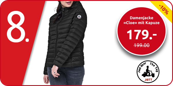 JOTT Damenjacke «Cloe» mit Kapuze, schwarz