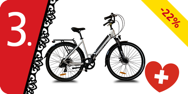 UrbanBike Elektrovelo «Sydney», weiss