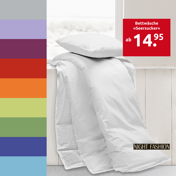 Bettwäsche «Seersucker»