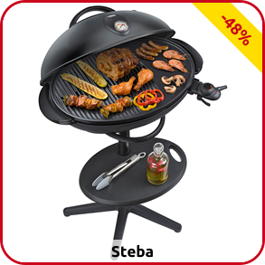 Elektrogrill mit Haube von Steba