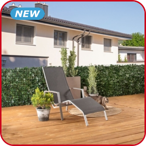 Sichtschutz-Hecke Ahorn, grüner Kunststoff