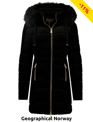 GEOGRAPHICAL NORWAY EXPEDITION Damenparka «Bilove Lady long», schwarz