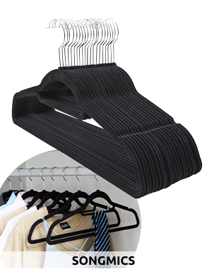 Samt-Kleiderbügel, 20 Stück