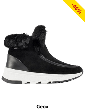 GEOX Stiefeletten «Falena», schwarz