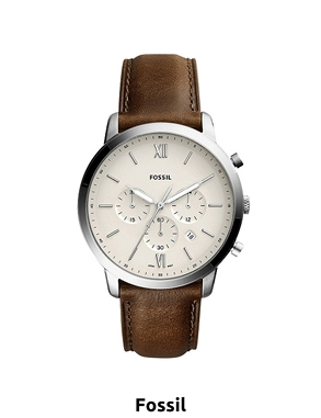 FOSSIL Damenuhr, mit Datumsanzeige, weiss