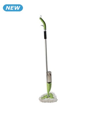 Spray-Mopp Dreieck, L Stiel 127 cm, grün