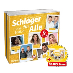 Schlager für Alle - Gold Edition + GRATIS Fan-Tasse