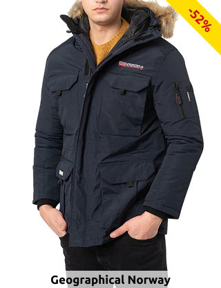 Geographical Norway Herrenparka «Bottle», navy