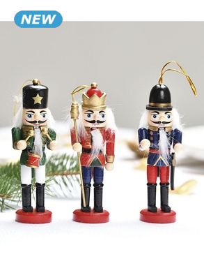 Nussknacker «Tanne» aus Holz, 3er-Set