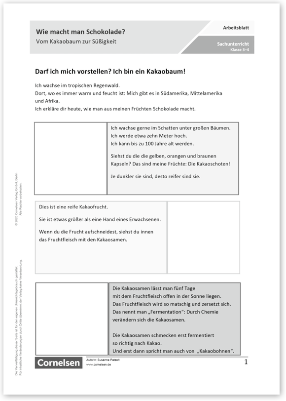 Arbeitsblatt
