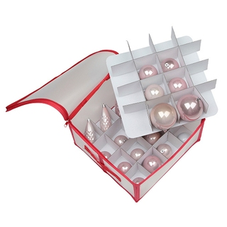 Aufbewahrungsbox für Weihnachtskugeln, für bis zu 32 Stück, 30 x 30 x 15 cm