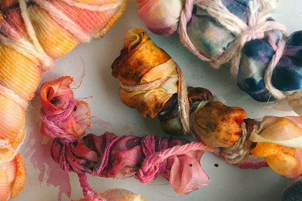 Bundle Dye – Kontaktfärben mit Pflanzen Praktischer Workshop am 19. September in Schwerin