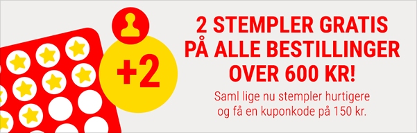 Optjen ekstra stempler!