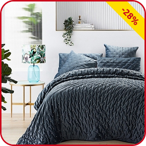 Bettüberwurf «Velvet», 160 x 240 cm, grau