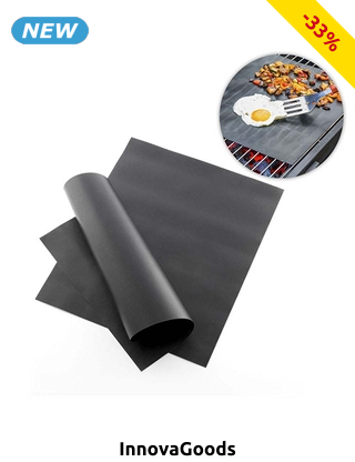 InnovaGoods Grillmatte, 2 Stück, ca. 33x40 cm