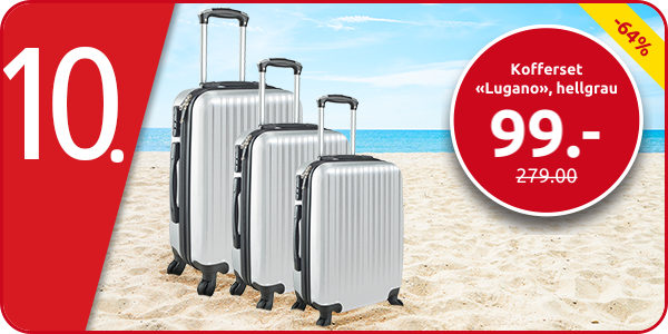 Kofferset «Lugano», hellgrau