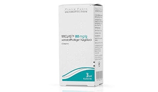 zu Miclast 80 mg/g wirkstoffhaltiger Nagellack