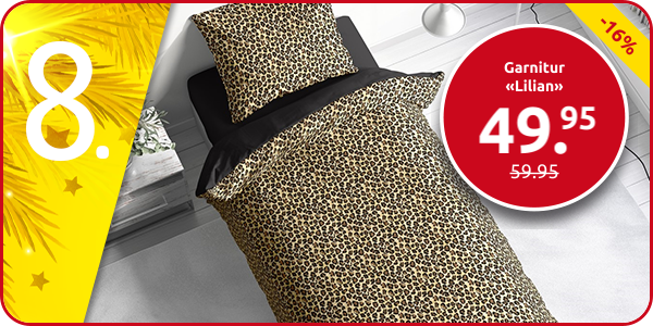 Garnitur «Lilian» 160 x 210 cm + Pfulmenanzug 65 x 100 cm