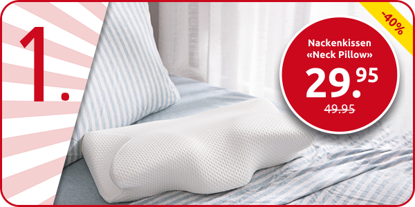 Nackenkissen «Neck Pillow», viskoelastisch
