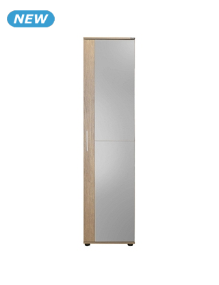 Schuhschrank «High», B 45 x H 187 x T 36 cm, Dekor eiche