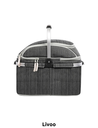 Livoo Picknickkorb für 4 Personen, 29-teilig