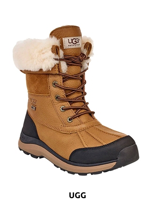 UGG Winterstiefel aus Leder «Adirondack», beige