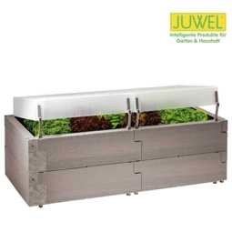 Hochbeet Juwel Timber Komplettset 130x60x52 cm Holzoptik