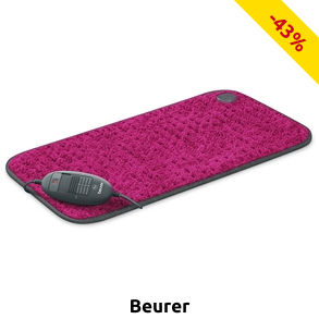 beurer Heizkissen «HK 123 XXL Nordic», 60 x 30 cm, magenta
