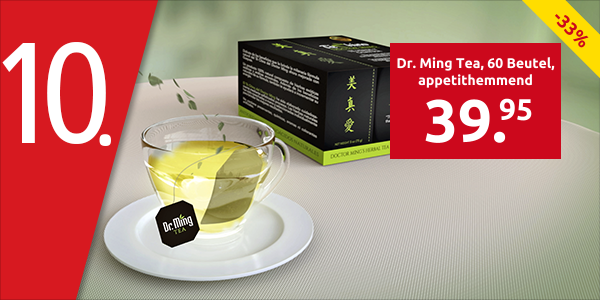Dr. Ming Tea, 60 Beutel, appetithemmend