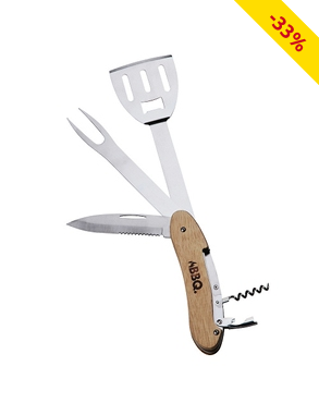 Grill-Accessoires, Set 5-in-1, «Sackmesser-Stil»
