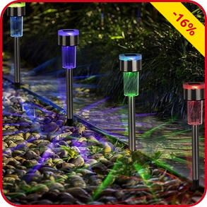 Gartenlampen Color Light, 12 Stück