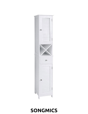 SONGMICS Hochschrank «Manon», weiss