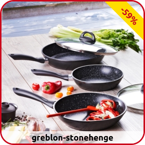 Pfannenset «Stonehenge», 5-teilig