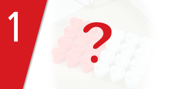 LED-Kerzen «Herz», 24 Stück