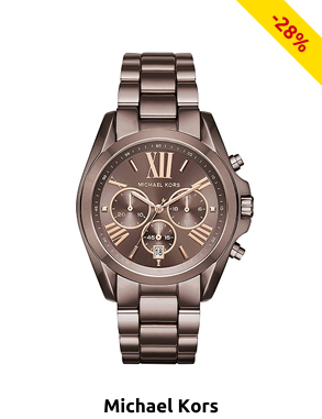 Michael Kors Chronograph «Bradshaw», dunkelbraun