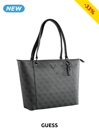 GUESS Handtasche Elite «Noelle», dunkelgrau