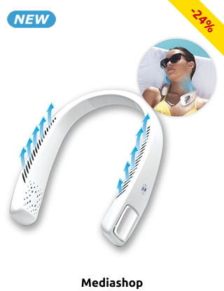 Tragbarer Nackenventilator «Cool 2 Go», Länge verstellbar 15 - 42 cm