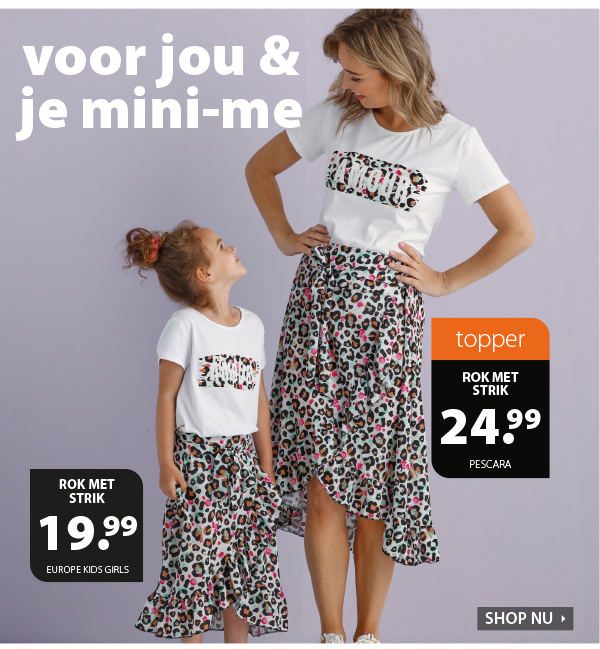 Nieuw binnen: pre-order leuke mini-me items!