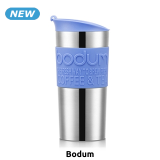 Bodum Thermos-Reisebecher «Travel Mug», 350 ml, blau