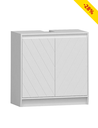 Lavabo-Unterschrank «Noémie», B 60 x H 60 x T 30 cm, weiss