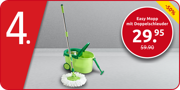 Easy Mopp mit Doppelschleuder Easy Mopp mit Doppelschleuder