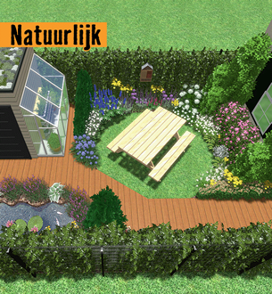 De natuurlijke tuin . HORNBACH