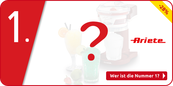 Slush-Eismaschine Sweet Granita im Nostalgie-Look