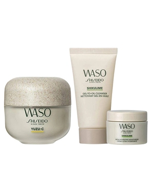 SHISEIDO Nachtmasken-Set «Waso», 3-teilig