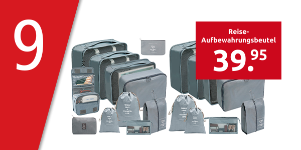 Reise-Aufbewahrungsbeutel, 20 Stück