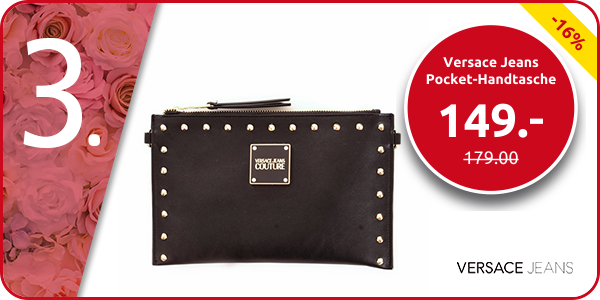 Versace Jeans Pocket-Handtasche, schwarz