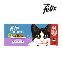 FELIX Kattenvoer multipack original mix selectie in gelei 44 x 85 gr | HORNBACH