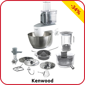 Küchenmaschine Kenwood KHH 326, weiss/grau